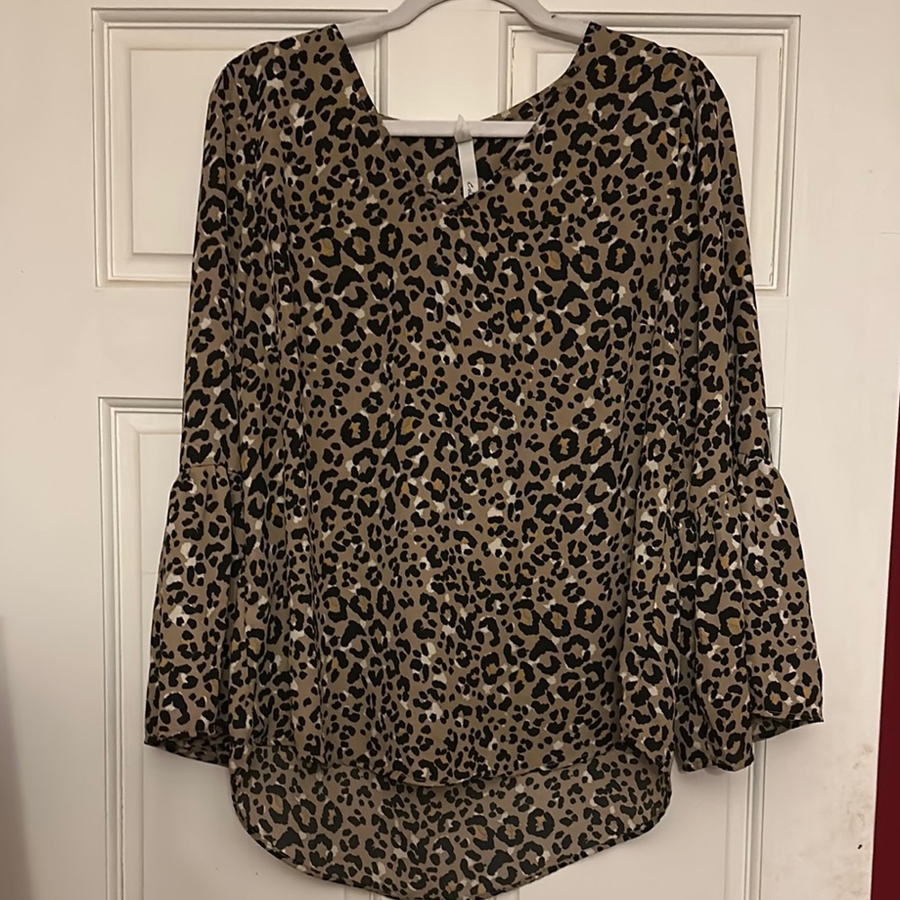 Leopard Print Women's Top